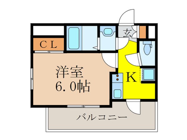 セレニテ新大阪calmeの物件間取画像